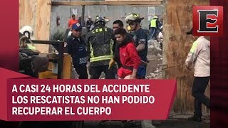 Detienen labores para rescatar a hombre en Atzacoalco