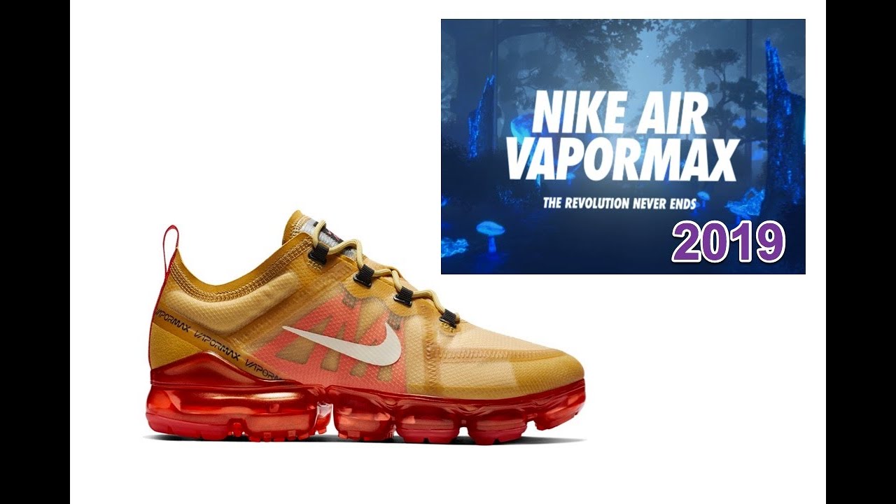 vapormax 2019 dourado