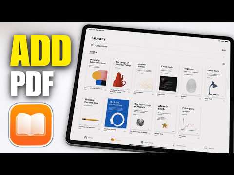 How To Add PDF To Books On iPad (Step By Step)