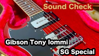 Gibson Tony Iommi SG Special Sound Check Demo