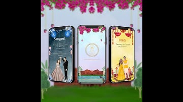 Jain Wedding Video Invitation | Free Jain Wedding Invitation Video Template | Invito AI- 1220