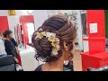 पार्टी हेयर स्टाइल /advance party side Messi bun hairstyle step by step for beginners at home