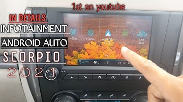 2021 scorpio bs6 android auto/apple car play|scorpio s9 music system review full details in hindi