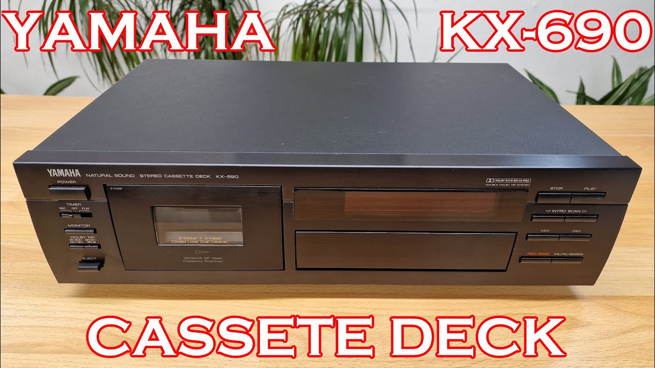 YAMAHA KX-690 Cassete Deck - YouTube
