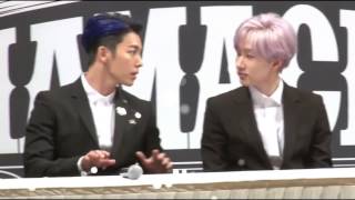 [Part 12] 140828 HaeHyuk/EunHae sweet moments - MAMACITA press conf