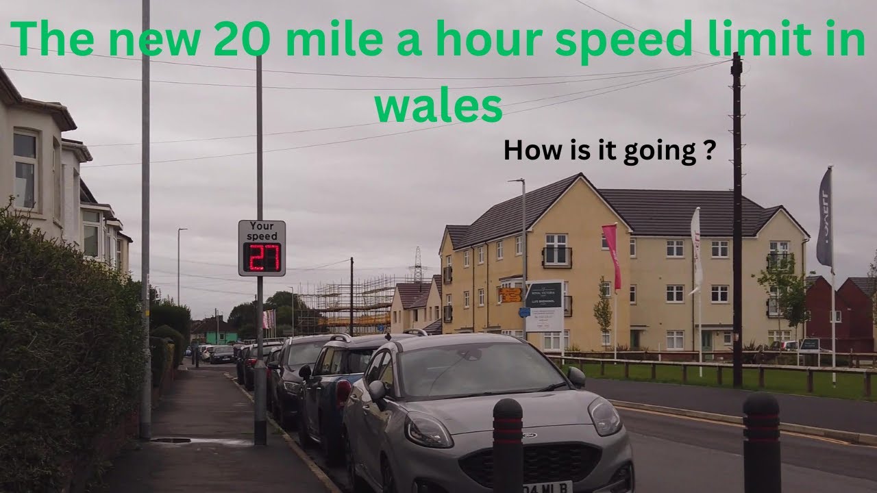 20 mile a hour speed limit in wales. - YouTube