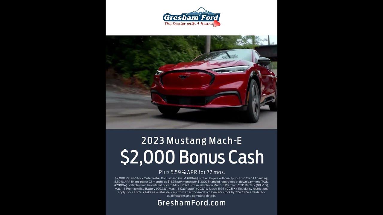 Mustang Mach E Tax Rebate