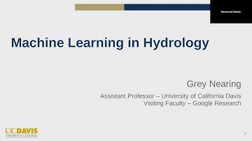 Machine Learning in Hydrology
