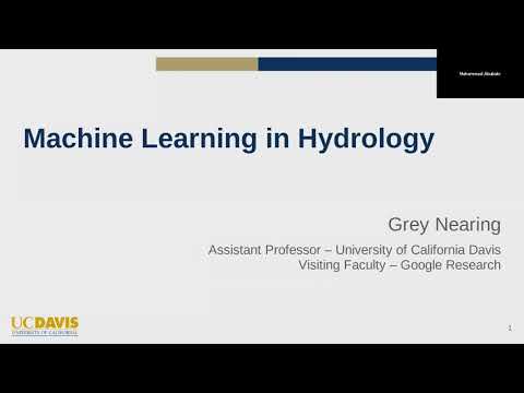 Machine Learning in Hydrology