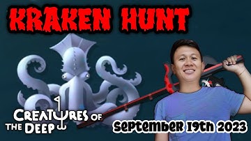 THE FASTEST KRAKEN CATCH SEPTEMBER 19TH 2023 - CREATURES OF THE DEEP FISHING #kraken #fishinggame