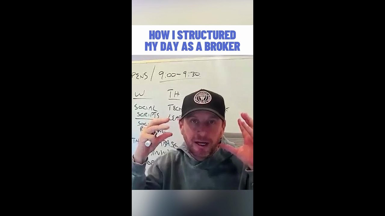 How I Structured My Day As A Broker