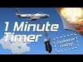 1 min exploding countdown timer with Jet Plane