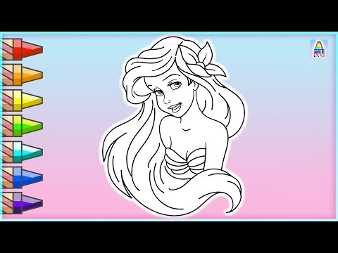 Видео: Как да нарисувате Ариел