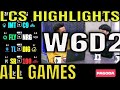 Lcs highlights week 6 day 2 all games  lcs spring 2024 w6d2