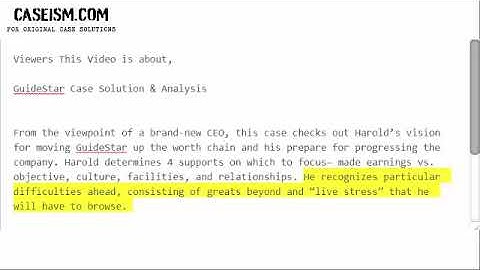 GuideStar Case Solution & Analysis- Caseism.com