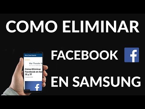 Cómo Eliminar Facebook en Samsung J5 y J7