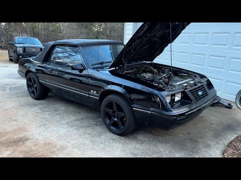 GOT THE AIR TRAN MONTE CARLO BACK STRAIGHT AND HAD TO RESCUE WIFEY'S MUSTANG THIS TIME