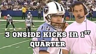 Frustrating Peyton Manning and the Colts with 3 Onside Kicks In The 1st Quarter