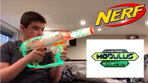 Nerf Modulus Ghost Ops Evader unboxing and review