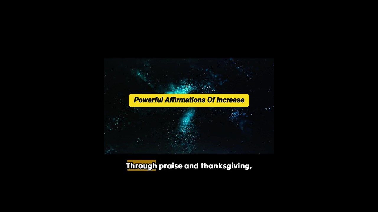 Powerful Affirmations For Increasing Your Prosperity