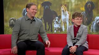 Charlie Speak to Clare Balding at #Crufts | Stand Up To Cancer | #Inspiring #Fundraising #Dogs