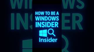 Become a Windows Insider in 1 Minute! #windows #windowsinsider