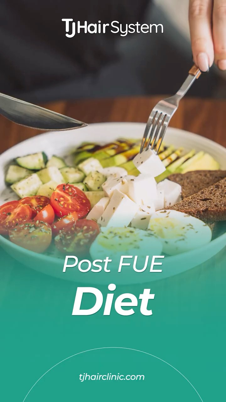 After your FUE procedure, your diet is also an important part of your recovery process.