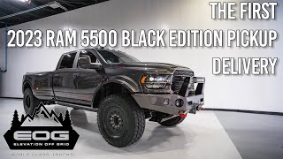 Our First 2023 EOG 5500 Black Edition Pickup Meets Its New Owner Ram 5500 Mega Cab