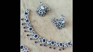 SILVER WHITE BRIDAL AND LIGHT SETS. UNIQUE COLORS AND DESIGNS