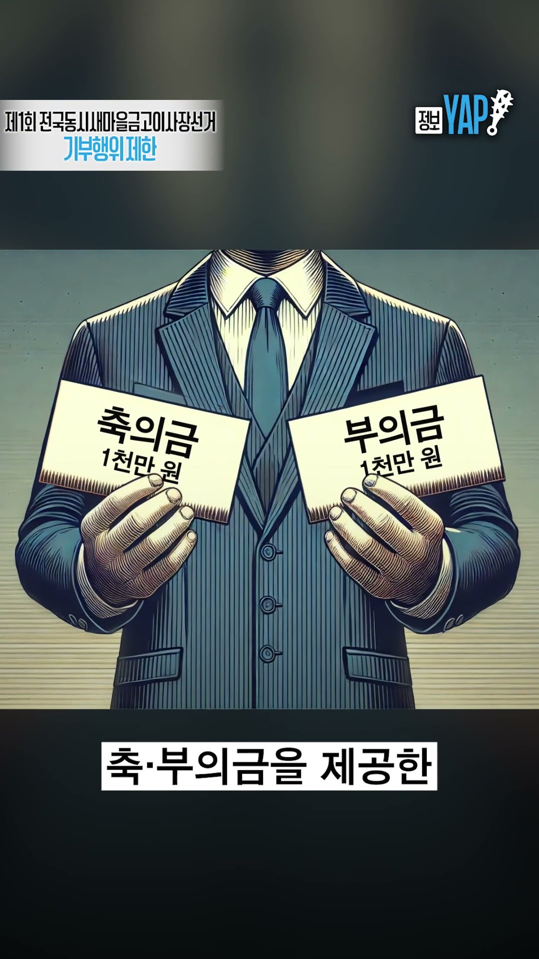 전국 동시 새마을 금고 이사장 선거 기부행위 제한 [정보YAP!] / YTN