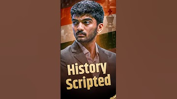 Congratulations to the youngest World Chess Champion Gukesh the king, takes it all! #shorts #chess