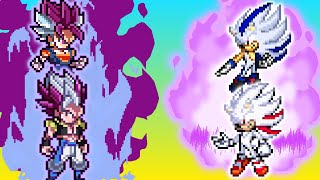 Vegito & gogeta vs shadic & Sonow part 1