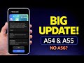 One UI 8.5 UPDATE is HERE for A54 & A55 – Big Surprise! 😳 A56?