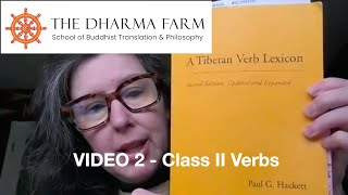 Introduction to Verbs in Classical Tibetan: Class II verbs