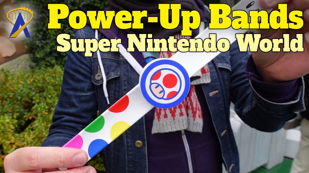 USJ SUPER NINTENDO WORLD.  POWER UP BAND