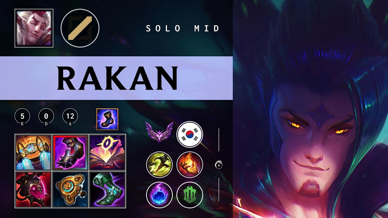 Rakan Mid vs Syndra - KR Master Patch 26.03