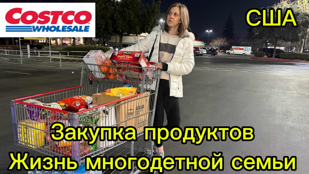 Жизнь в США// Закупка продуктов в магазине Costco 