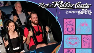 FRONT ROW on the NEW Rock ‘n’ Roller Coaster Starring The Muppets! - Honest Review