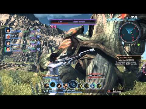 Xenoblade Chronicles X - Gameplay as Lao (Partisan Eagle)