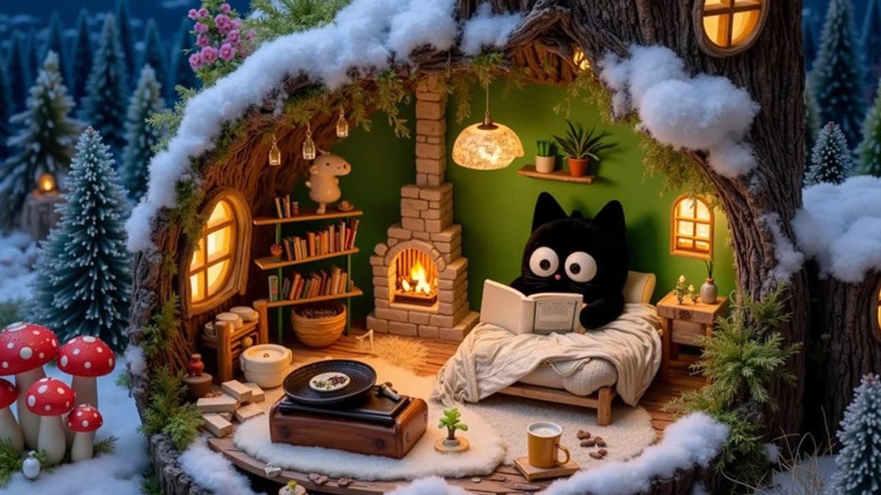 Мелодичная музыка для зимней учебы, работы и глубокого сна ❄️