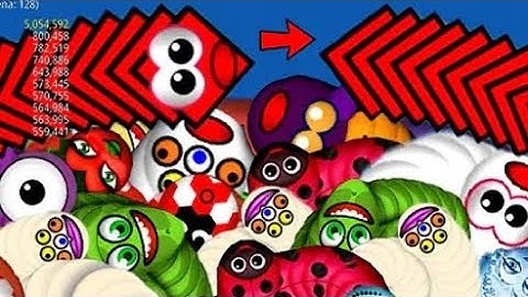 🐍🏆WORMSZONE.IO 001 PRO BIGGEST SLITHER SNAKE TOP 01/Epic Worms Zone Best Gameplay#wormszone #snkeege