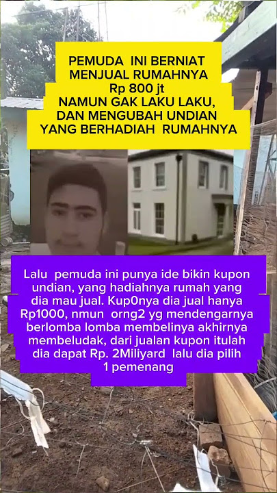 pemuda berniat ingin menjual rmhnya nmun tak laku laku #shortvidio #katamotivasi  #viral