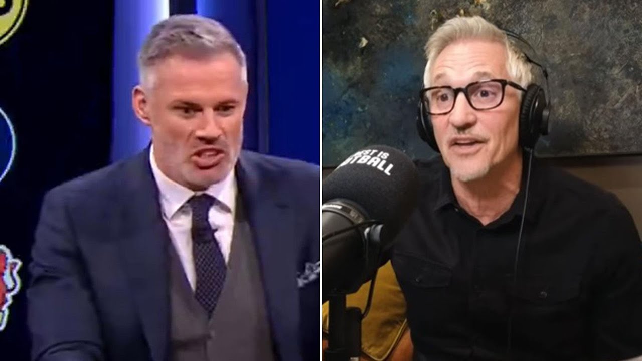 Jamie Carragher takes swipe at Gary Lineker’s ‘podcast that no-one listens to’ as Richards asked abo