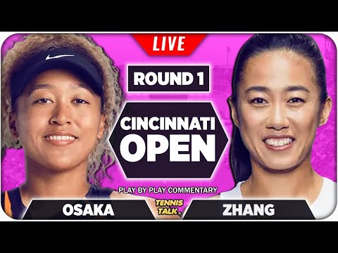OSAKA vs ZHANG | Cincinnati Open 2022 | Live Tennis Play-by-Play