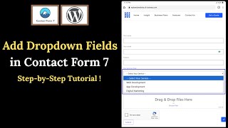Celebrity How to Add Dropdown Field in Contact Form 7 | WordPress Contact Form Dropdown Tutorial Profile