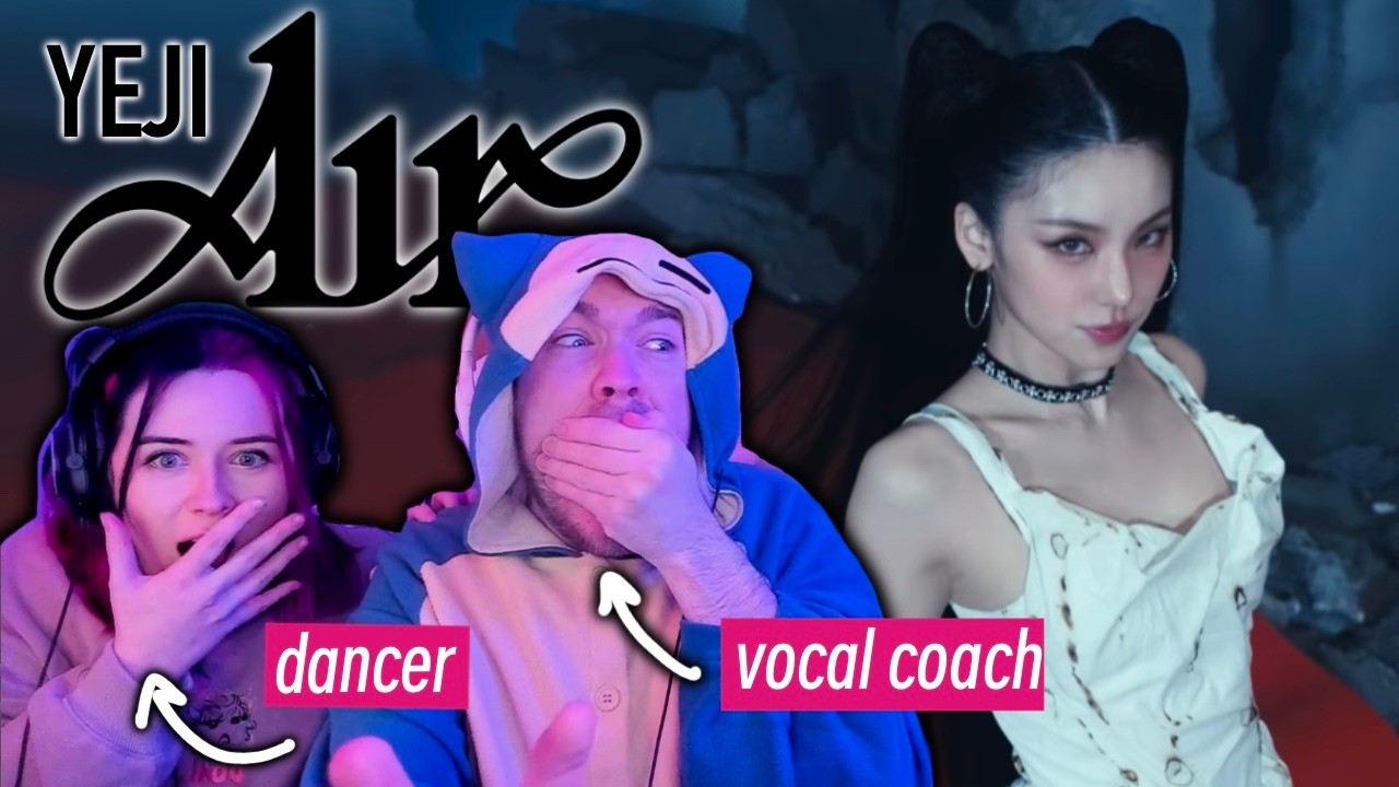 Клип на YEJI "Air" + Studio Choom РЕАКЦИЯ! | Пара преподавателей вокала и танцоров РЕАКЦИЯ