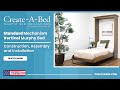 Create-A-Bed® Standard Vertical Murphy Bed Construction, Assembly &amp; Installation Video