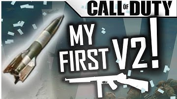 CoD WW2. - GOT MY FIRST V2 ROCKET! Crazy Thompson Streak On USS Texas.