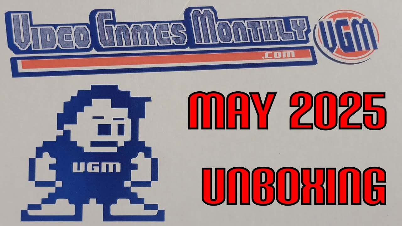 May 2025 Video Games Monthly Unboxing