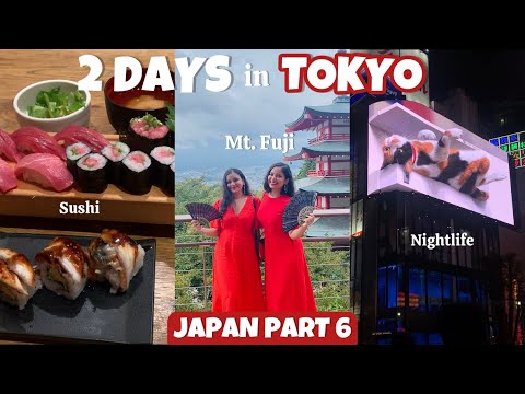 Japan Travel Vlog 😍 Tokyo & Mt. Fuji - What to EAT & Best Things To Do